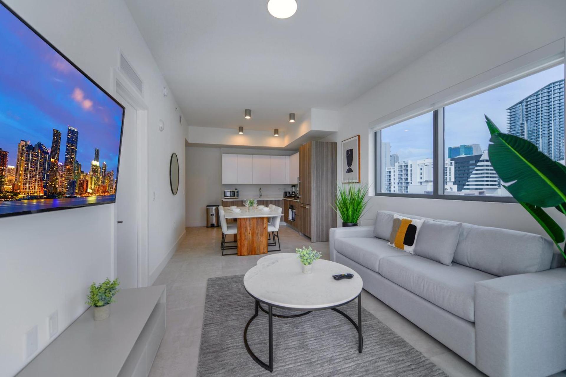 With Amazing Views In The Heart Of Brickell Apartamento Miami
